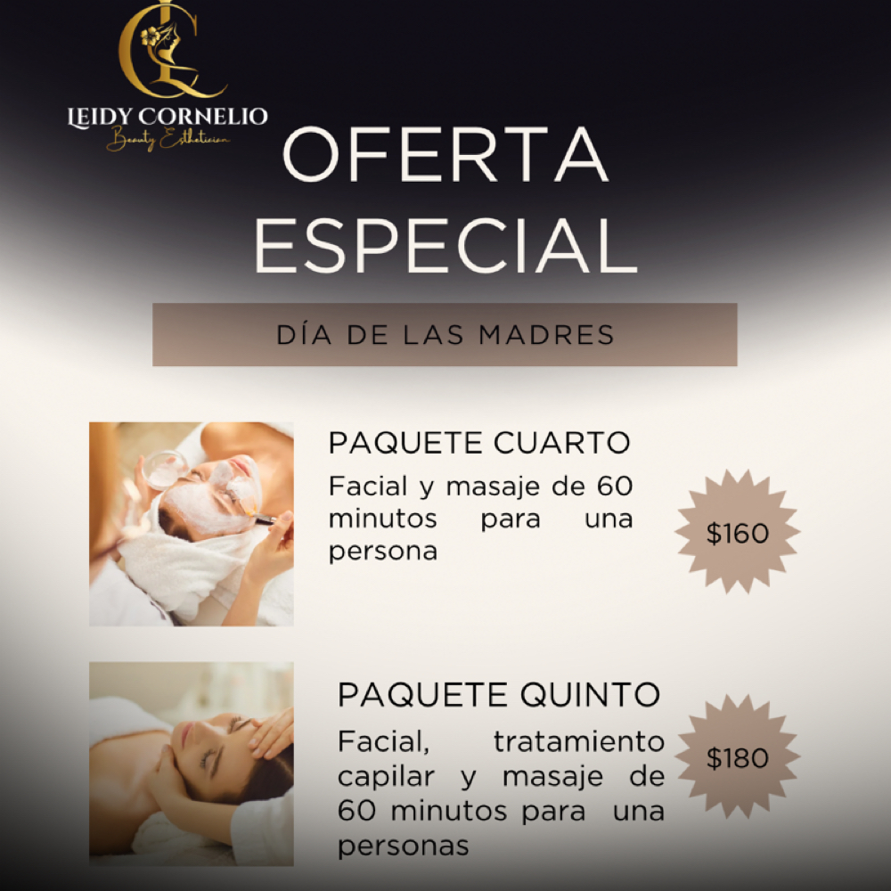 Ofertas Dia De Las Madres 💫 at Leidy Cornelio Spa in Aurora, CO