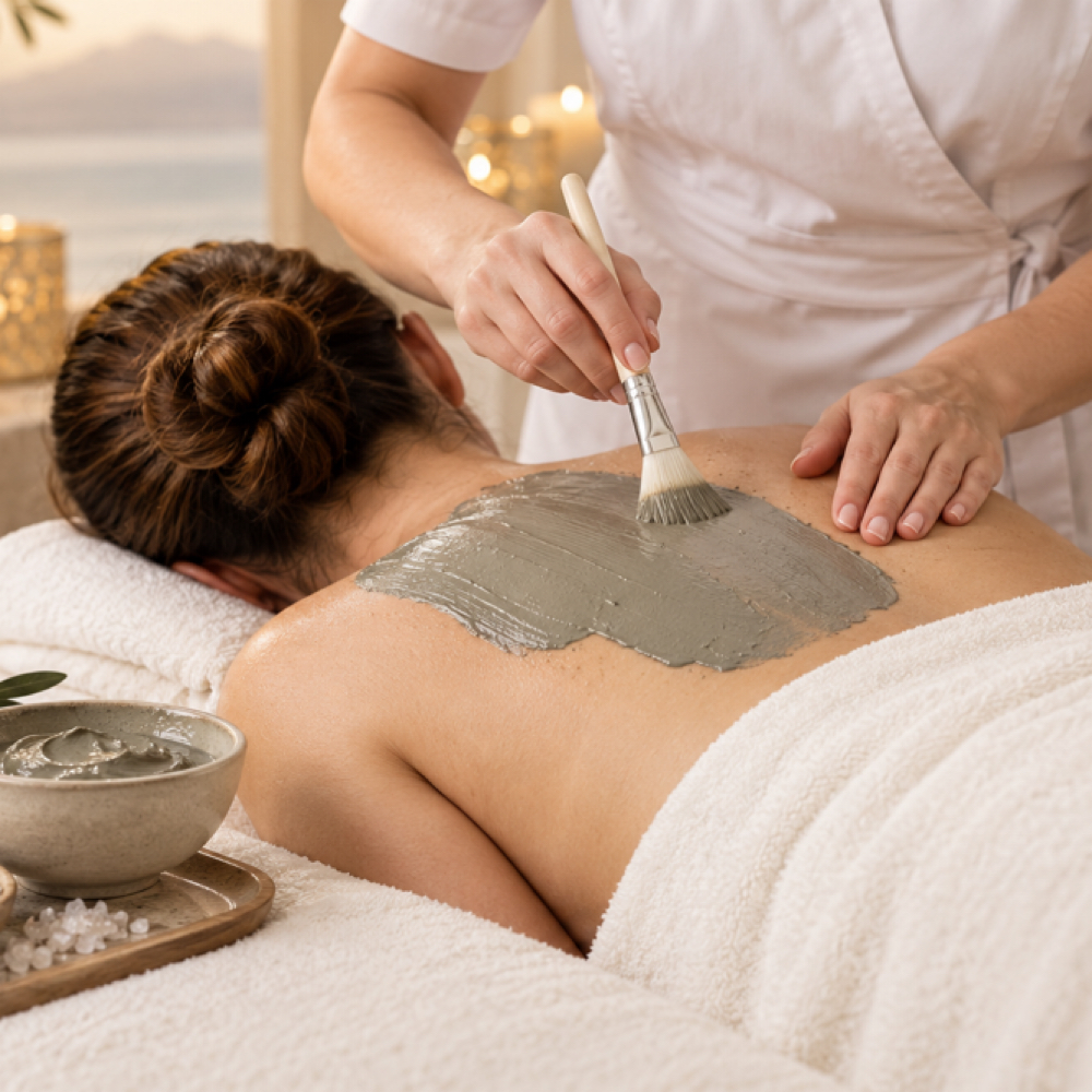 Dead Sea Detox Back Facial at Sherry skincare spa in Kansas City, MO