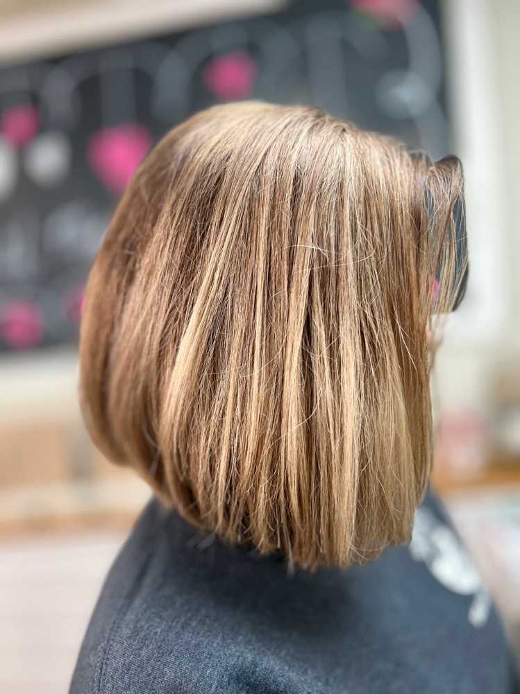 Highlights Full Head &  Root Touch Up
