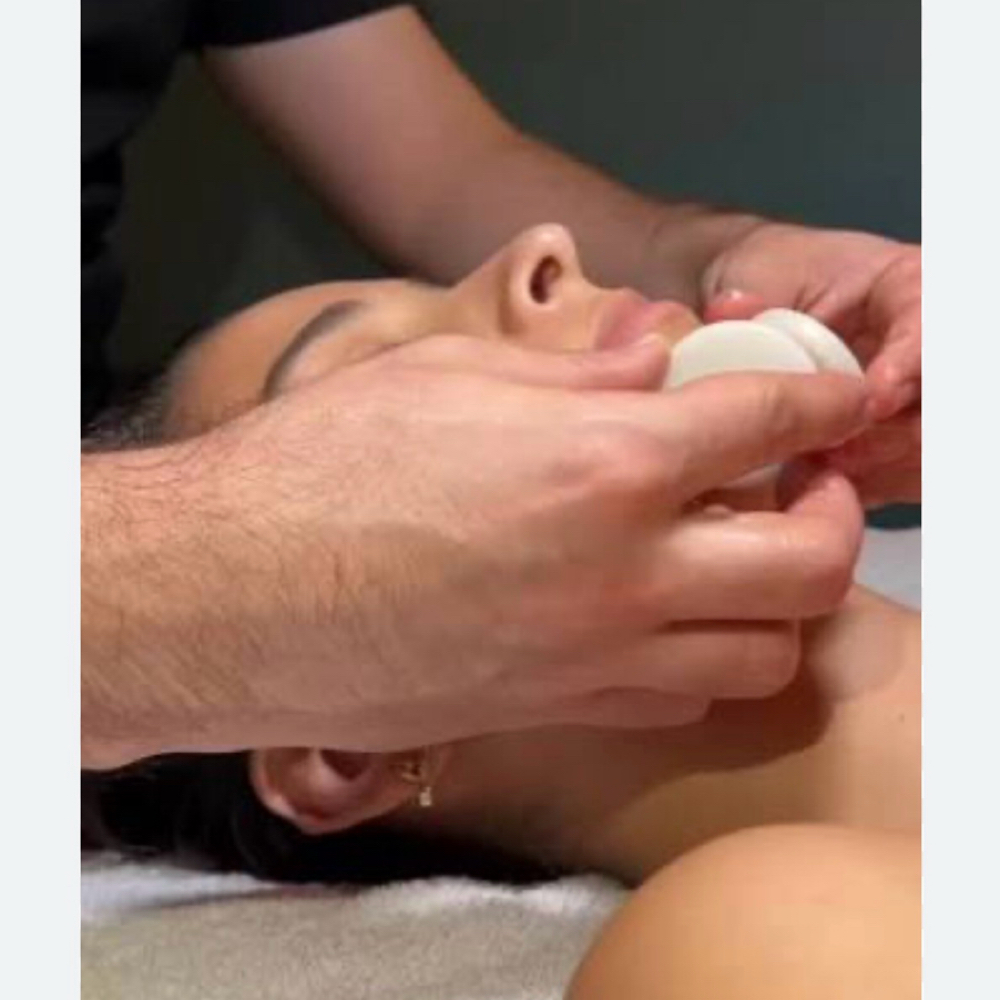 Cold Stone Face Massage at T.I.M.E- The Intuitive Massage Experience in Kyle, TX