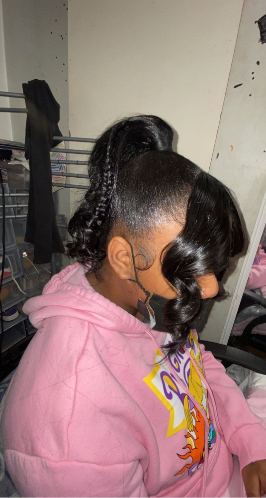 Ponytail W Bangs