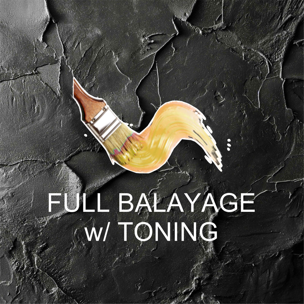 Full balayage and toning