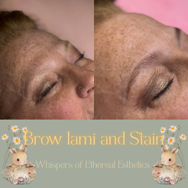 Brow Laminations, Tints & Stains at Whispers of Ethereal Esthetics in Plainville, MA