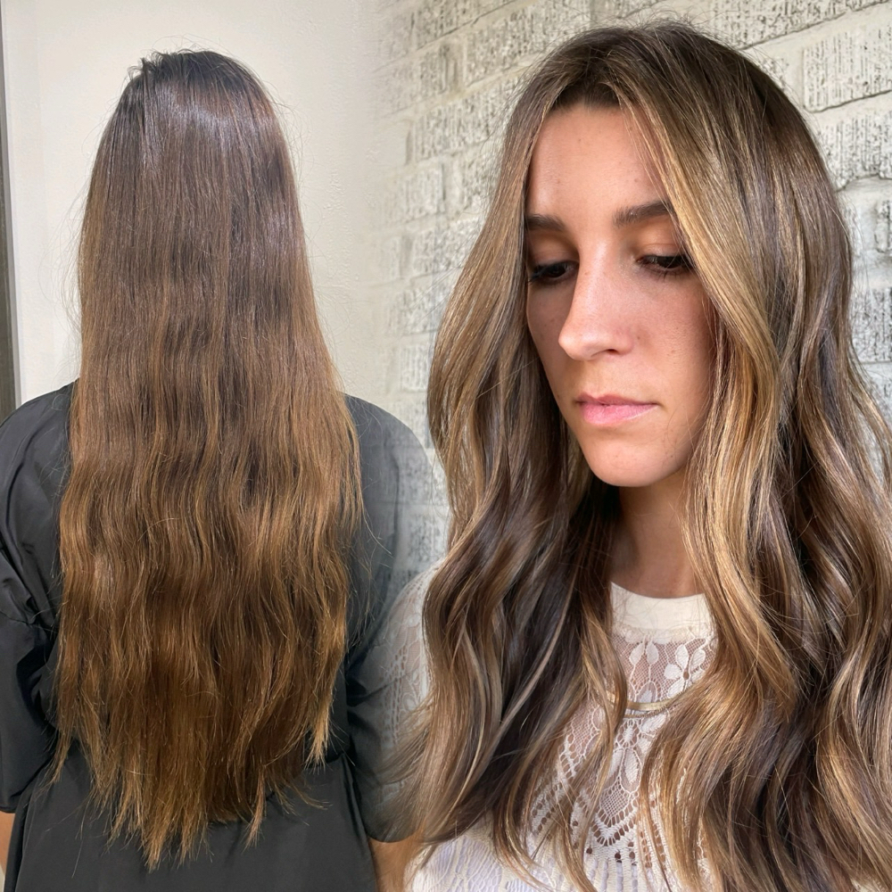 Siganuture Lived In Brunette at Golden Hour Salon in Dallas, TX