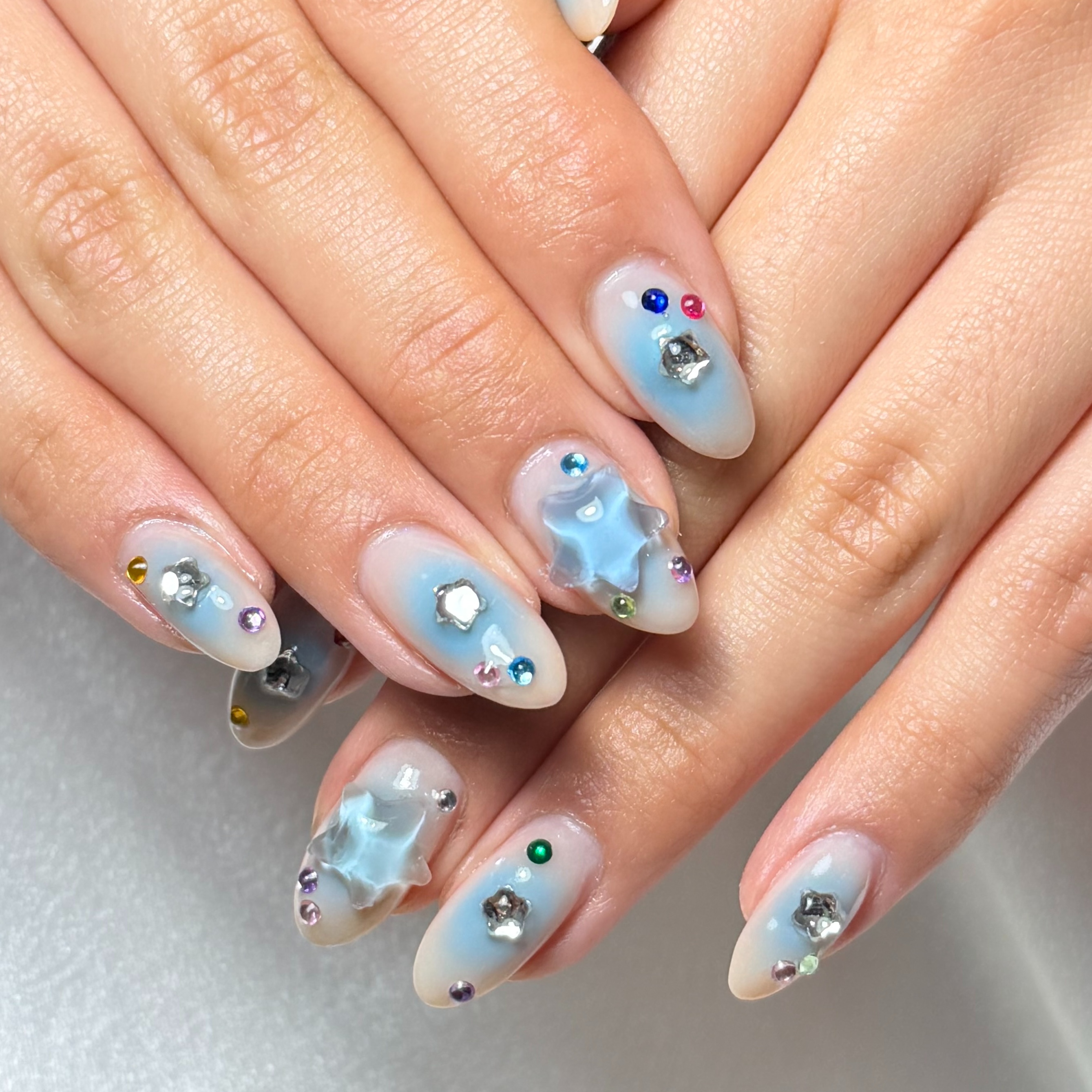 Long Structured Gel Mani at Stardust Esthetics in South Salt Lake, UT