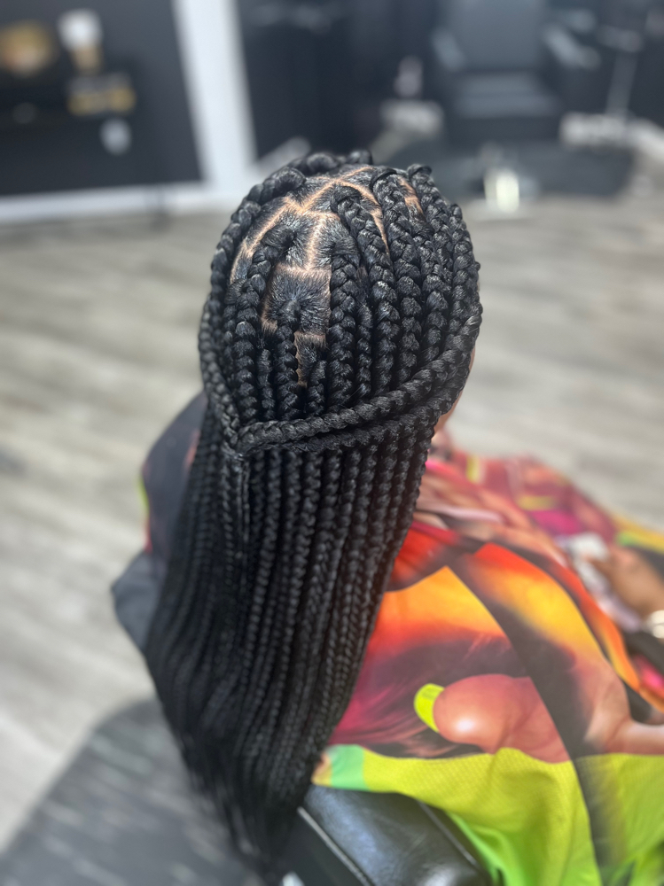 Medium Box Braids