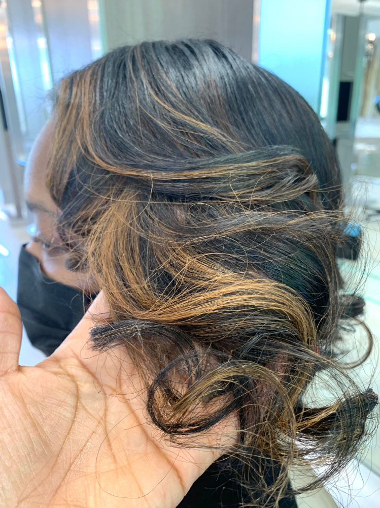 Silk Press + Toning Service