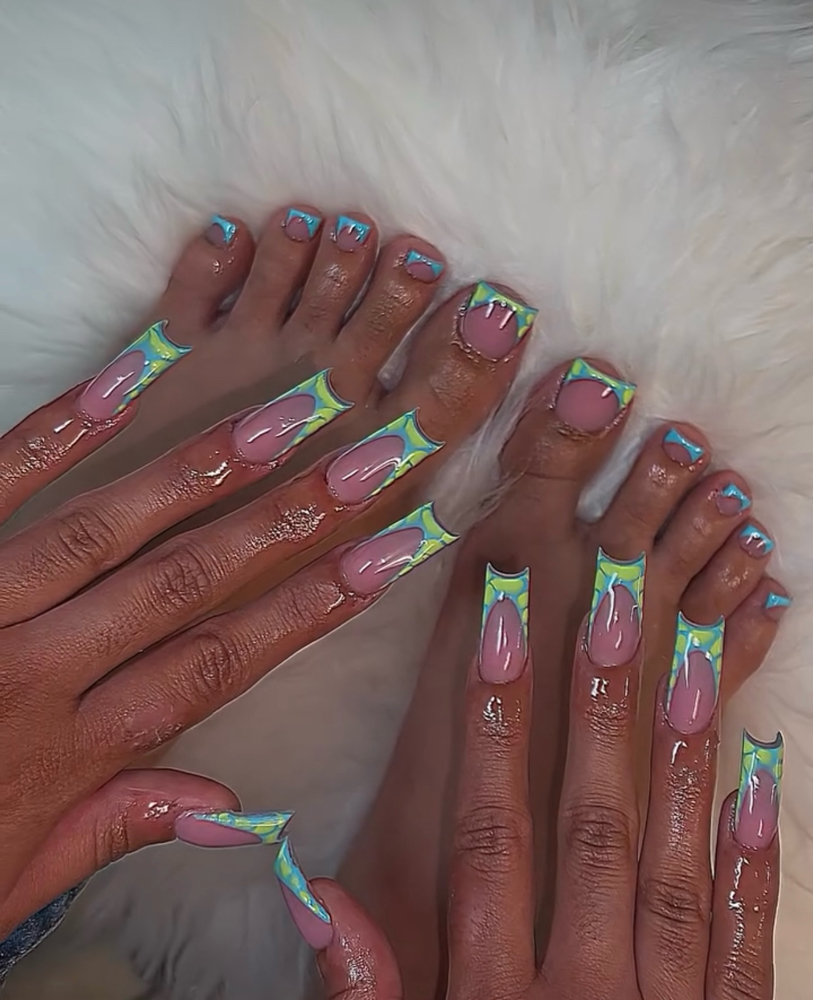 Nail x Toes  Freestyle💅🏾🦶🏾 at KlawMeKrazii  (Krysnailedit) in Jonesboro, GA
