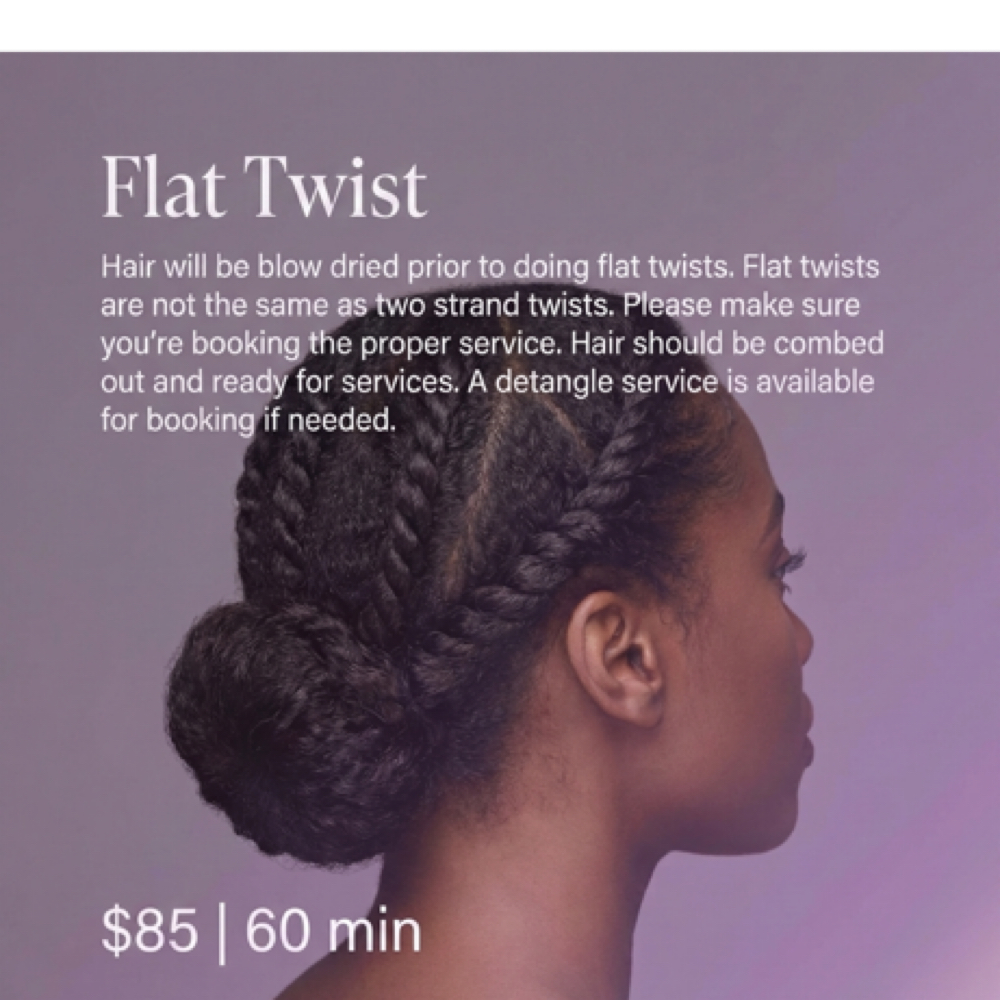 Flat Twist at Hair by J’Rena’ in Lawrenceville, GA