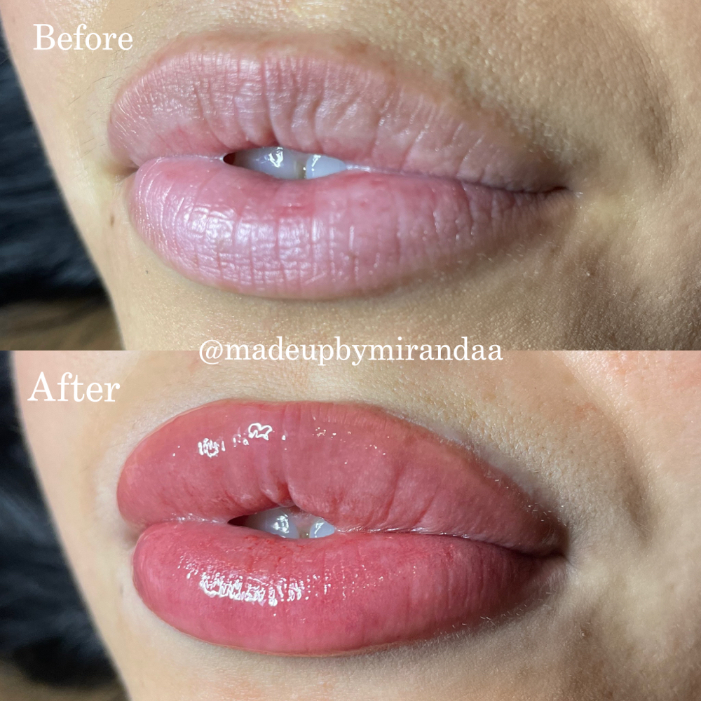 Lip Blushing Touch Up at Madeupbymirandaa in Los Angeles, CA