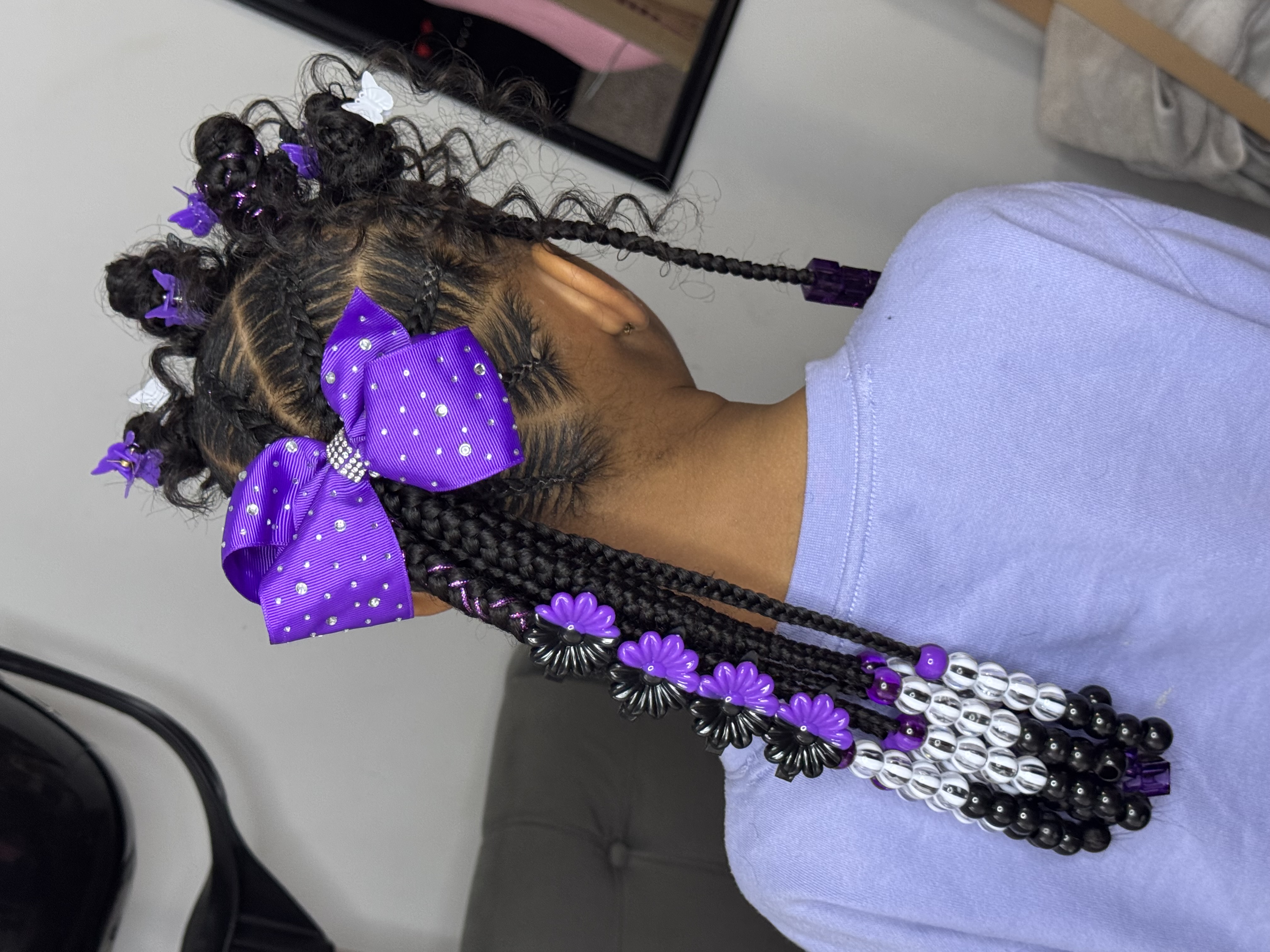 Bantu Knots Pony at The TreJa Touch in Indianapolis, IN