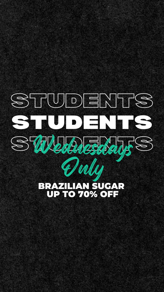 STUDENT BRAZILLIAN SUGAR