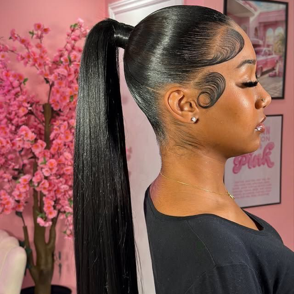 Sleek Ponytail ( Natural Hair ) at Impeccable Beauty in Clarksville, TN