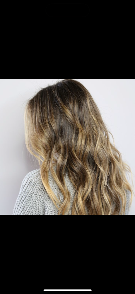 Color Partial Highlight And Haircut