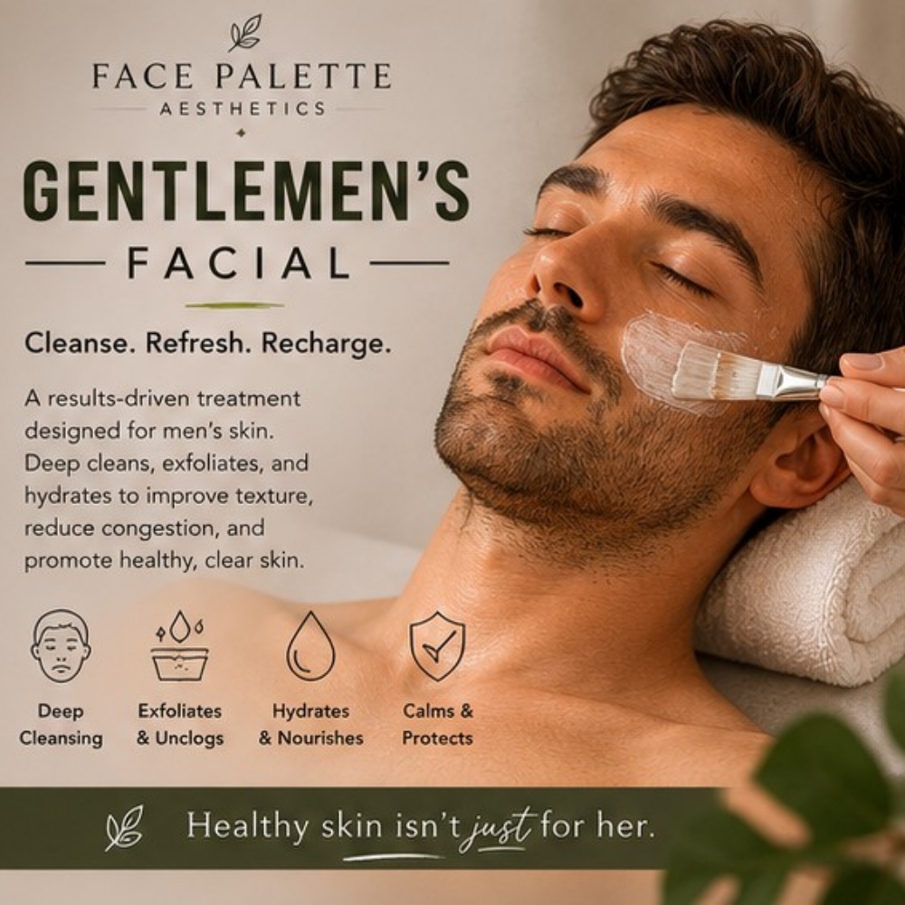 Gentleman's Facial at Face Palette Aesthetics in Franklin, WI