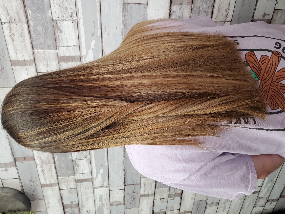 Balayage+Glaze+Haircut(Long&Thick)