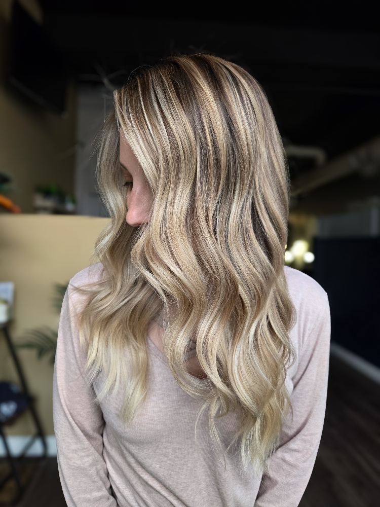 Partial Highlight+Blowdry