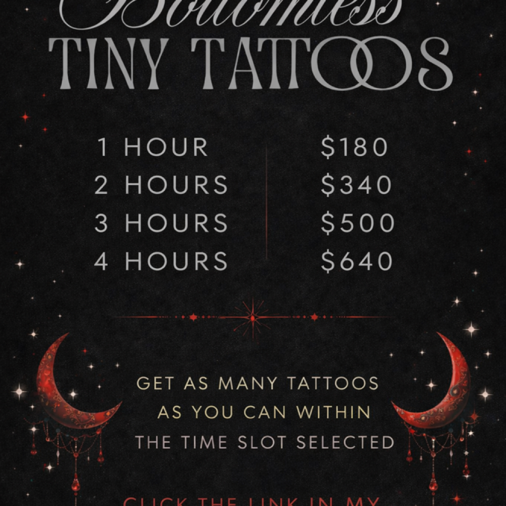 Bottomless Tattoo at The BeautyMark by K in Omaha, NE