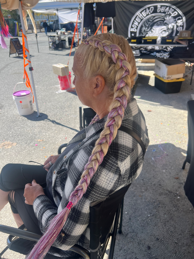 2 Dutch Feed In Braids