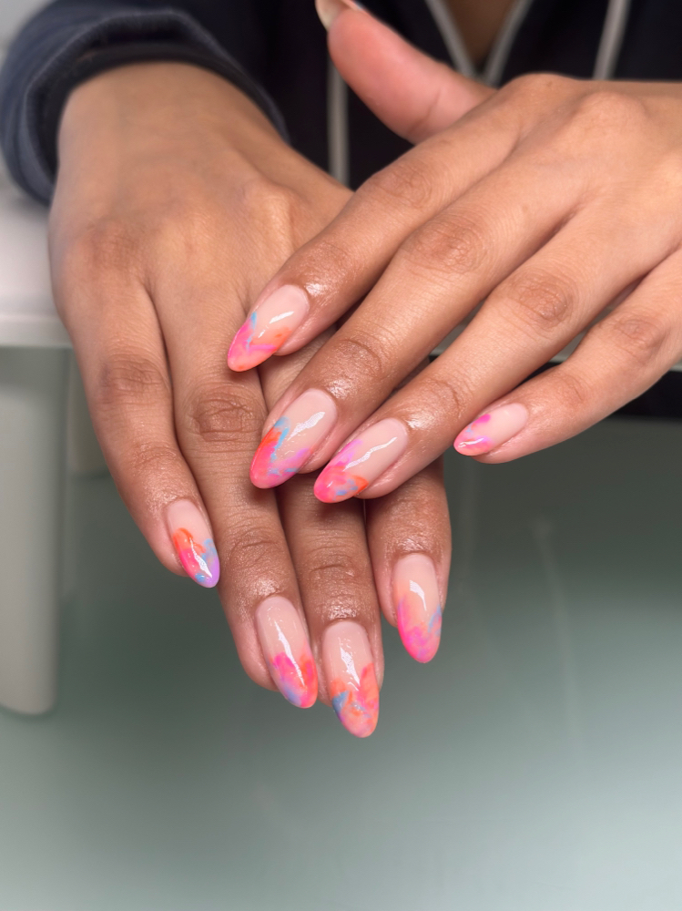 Gel Manicure with hard gel