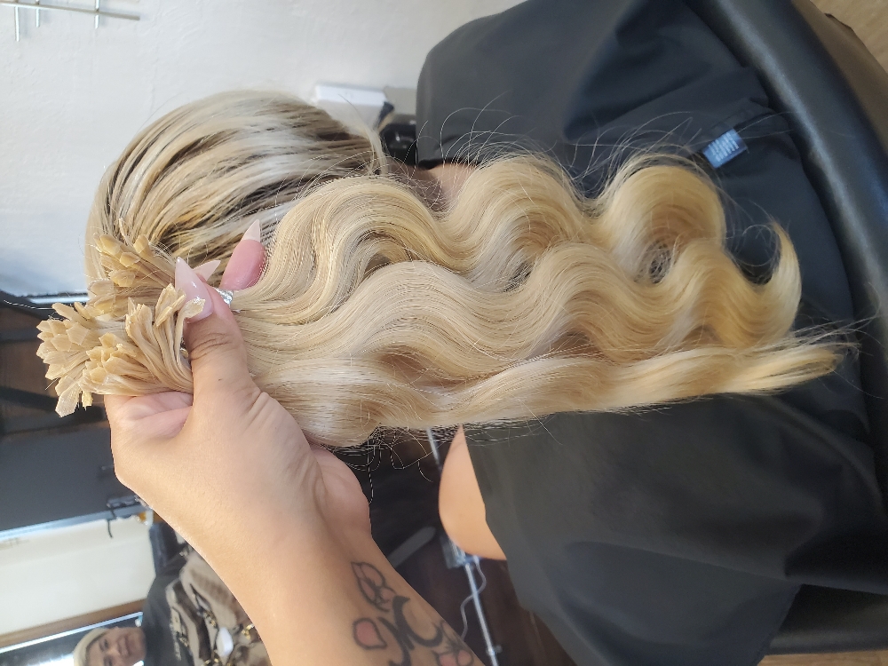 Hair Extenision Consultation at Artistry By Mari in Tracy, CA