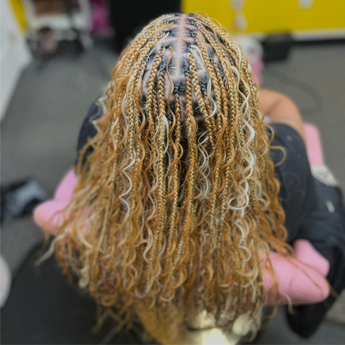 Boho Knotless at Braids Beauty and Beyond in Timonium, MD