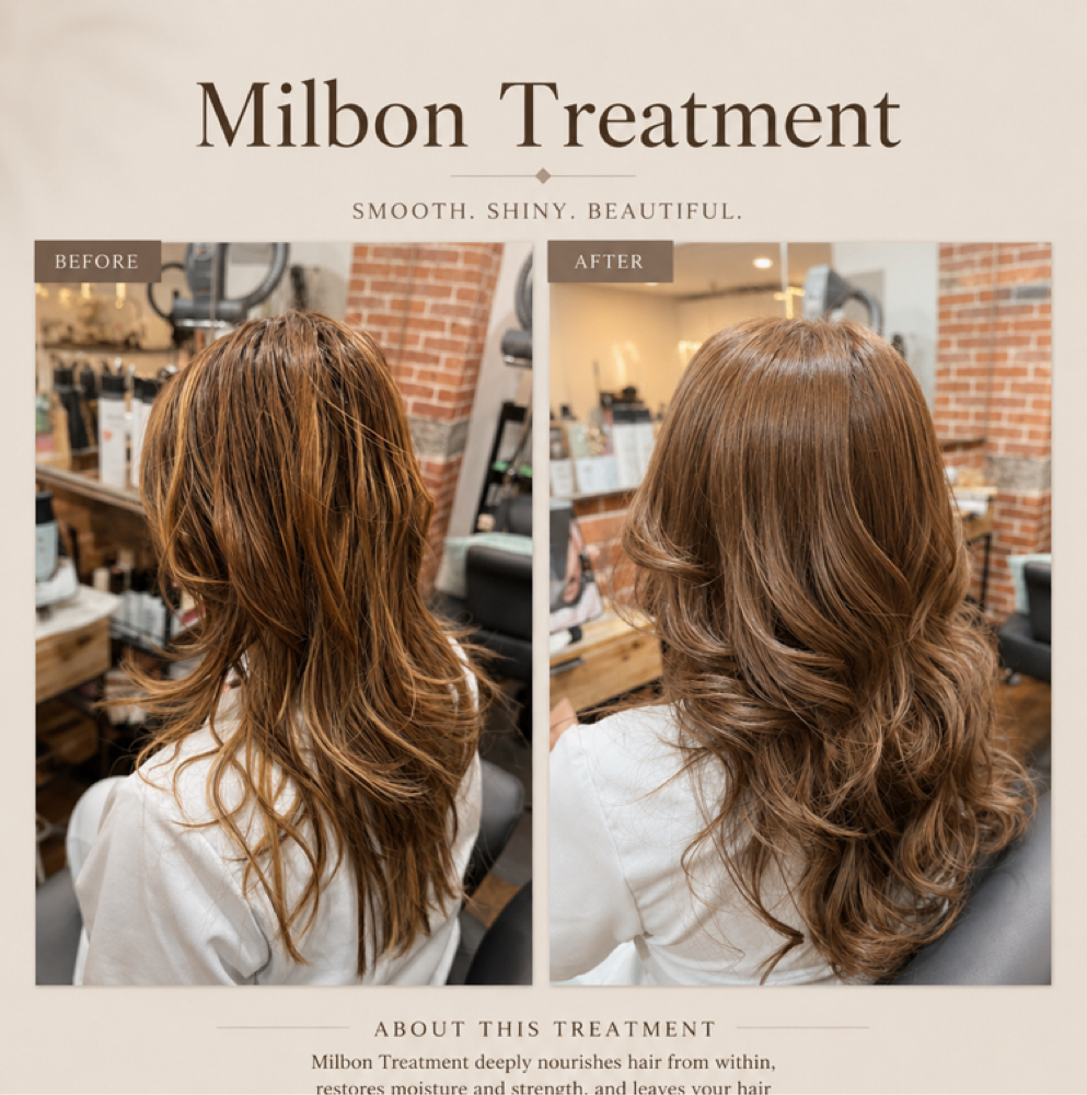 Milbon treatment (with Home care) at Maison Beauty NYC in Newyork, NY