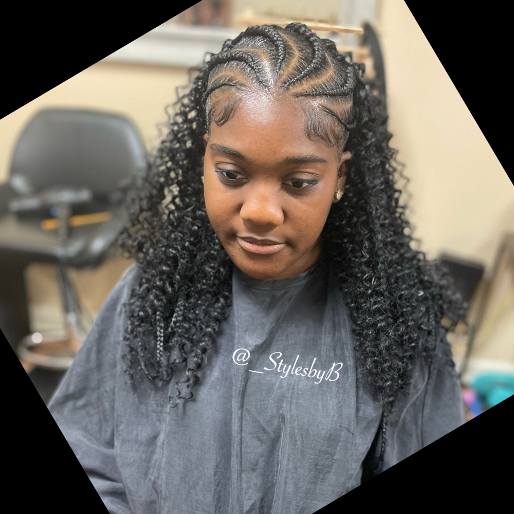 Braided Half UP Half DOWN