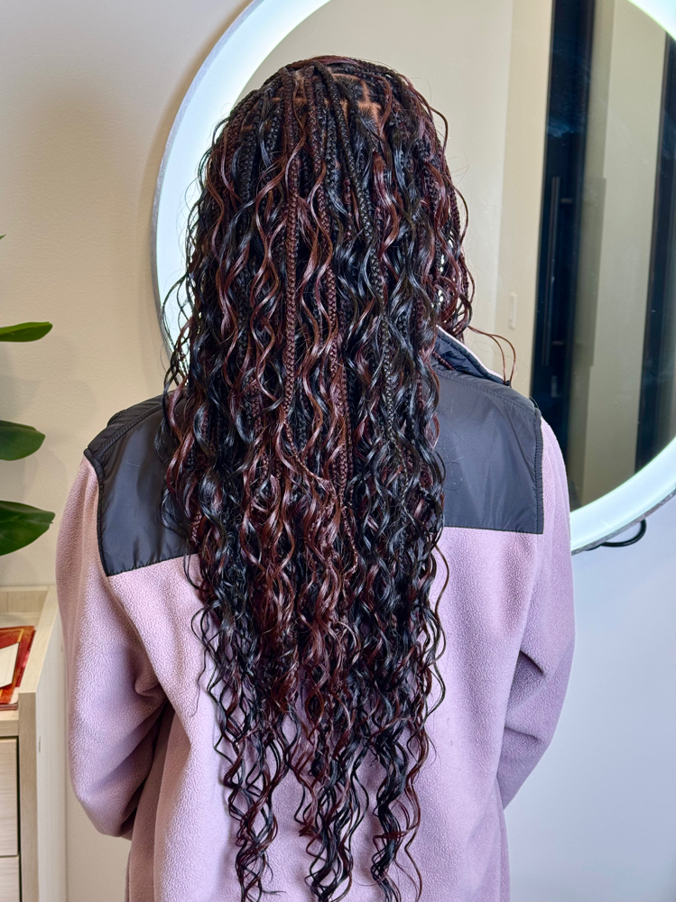 Bohemian Knotless Braids