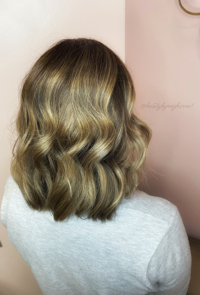 Balayage with Color and Haircut