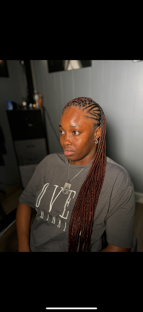 Small Funlani Braids W/BoxBraids