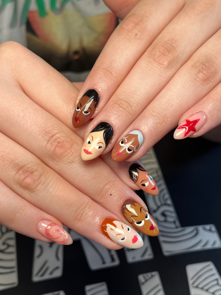 Structured Mani Level 3 Art at Lucky Lacquer Studio in Minneapolis, MN