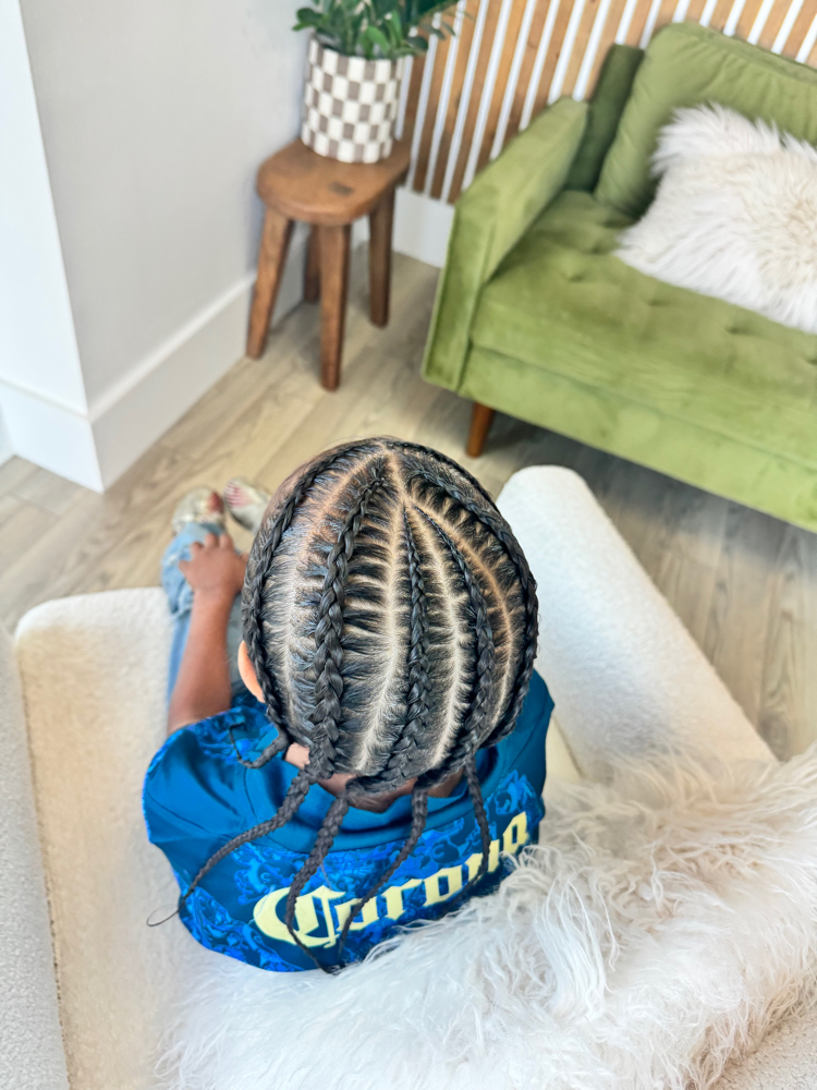 Straight Back Cornrows