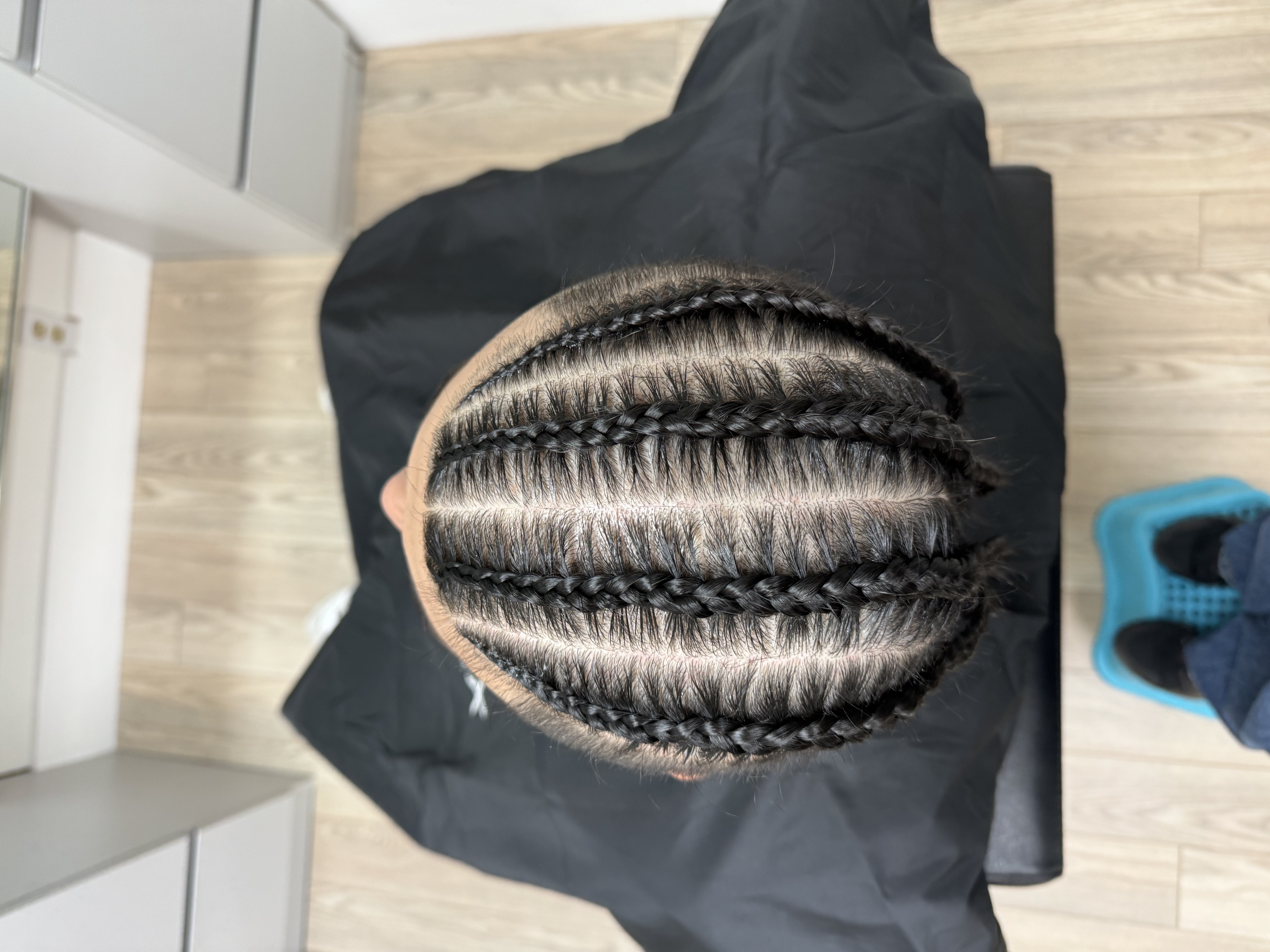 Straight Back Cornrows