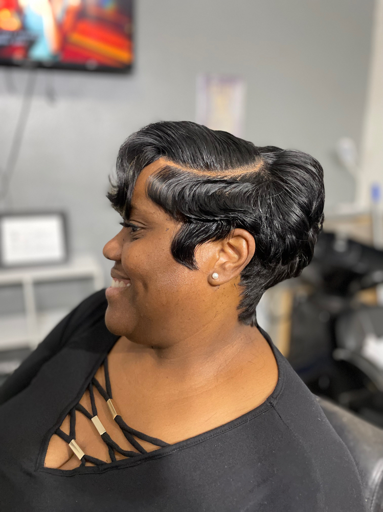 QW Pixie Cut With Closure