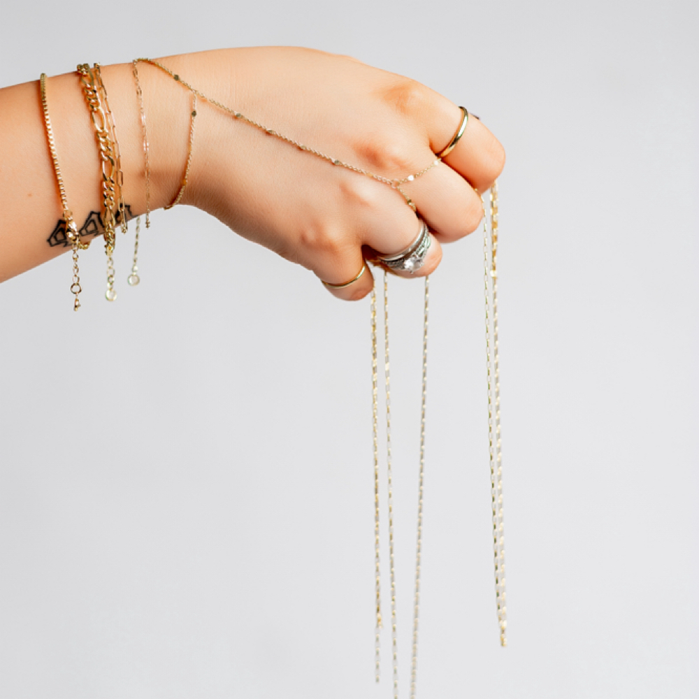 Permanent Hand Chain at Ember studio in Meridianville, AL
