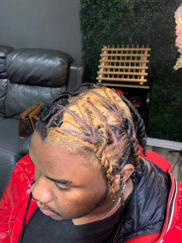 Large Men Rope Twist at Myrathestylist in Philadelphia, PA
