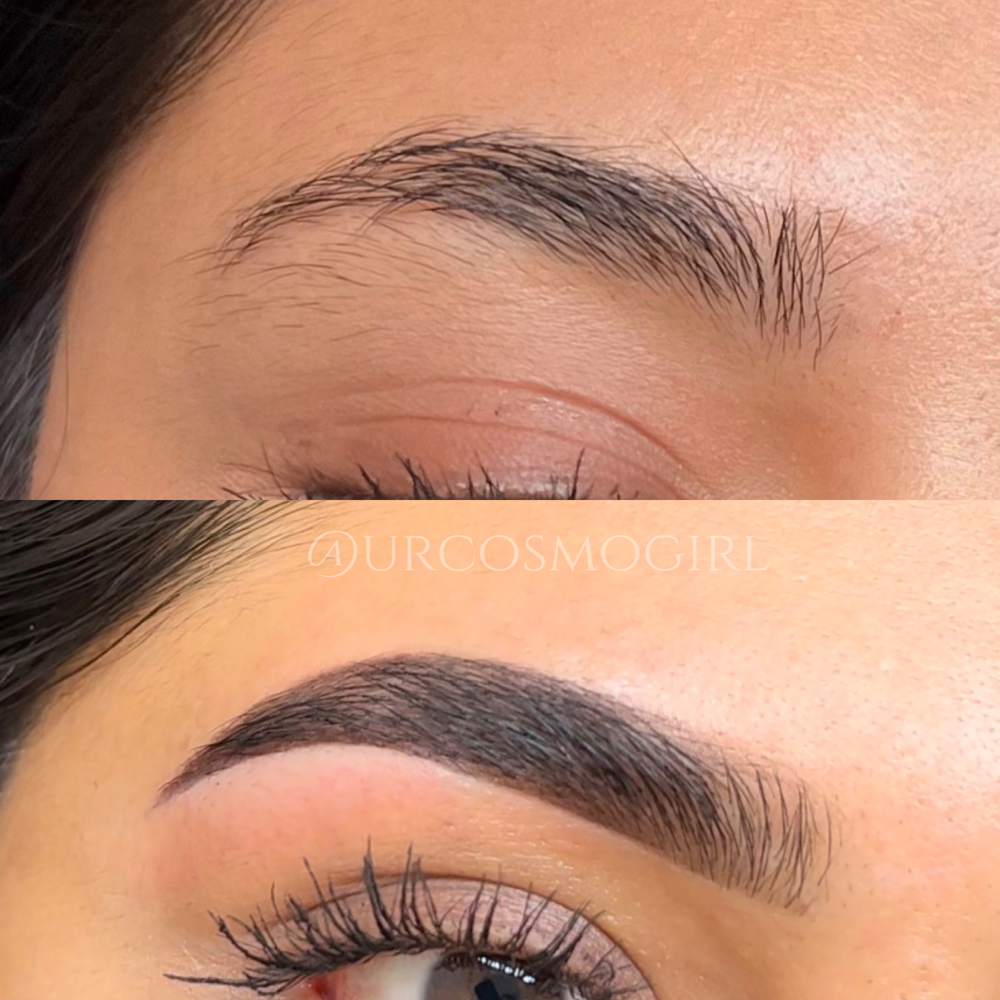 Brow Hybrid Tint + Brow Wax Sculpt