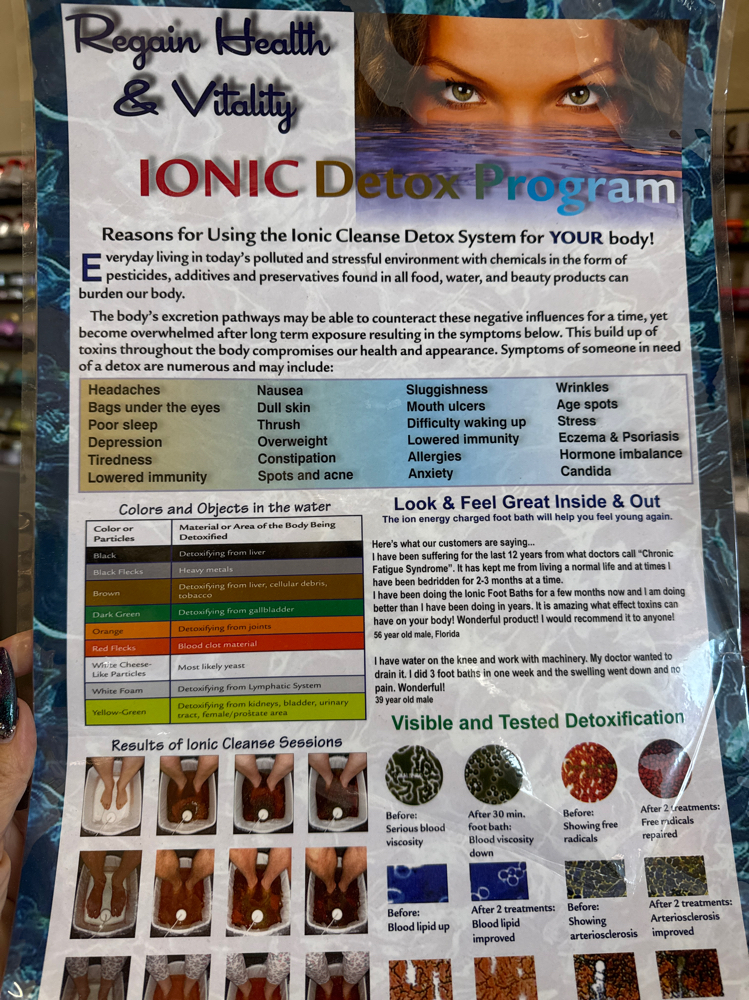 Ionic Foot Detox at Bullard Nails in Bullard, TX
