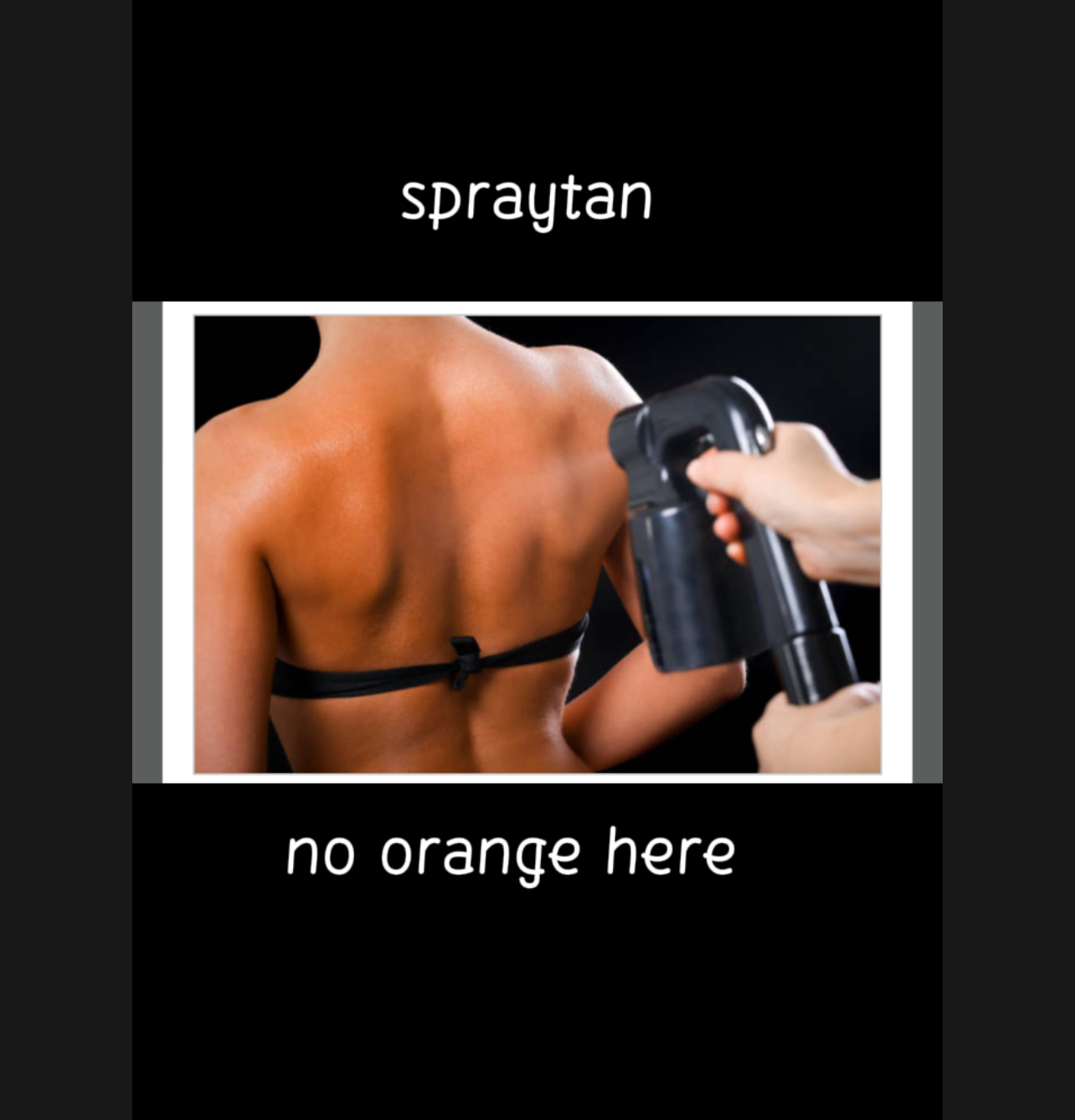 single spray tan session