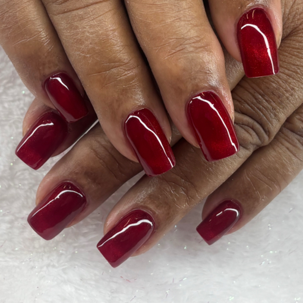Acrylic Overlay (On Natural Nail) at Pink & polished Nail Studio in El Paso, TX