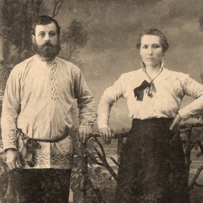 Couples Tintype (1) 5x7 Portrait