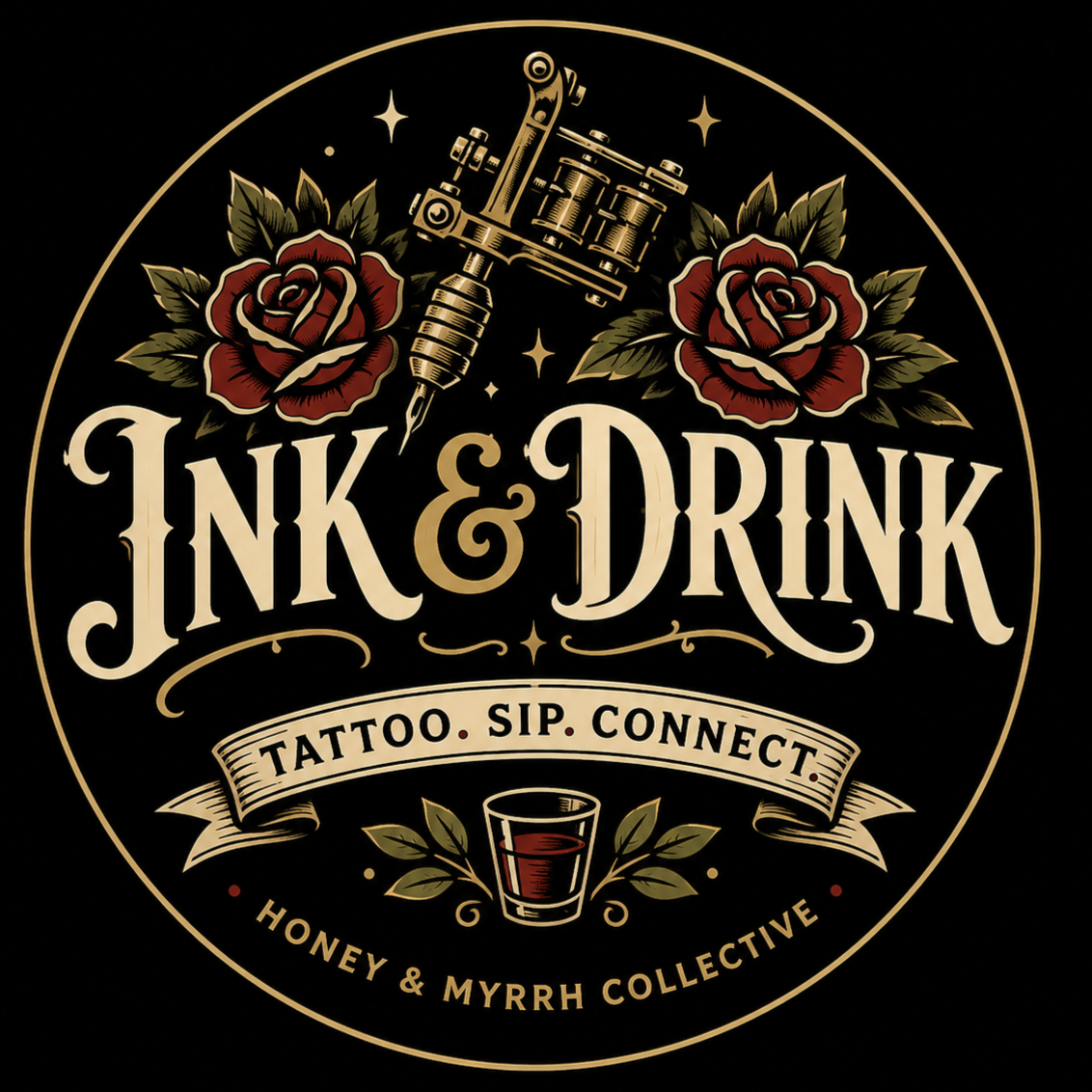 Ink & Drink at Honey & Myrrh Collective in El Paso, TX