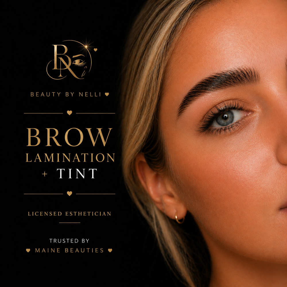 Brow Lamination + tint at Beauty by Nelli in Scarborough, ME