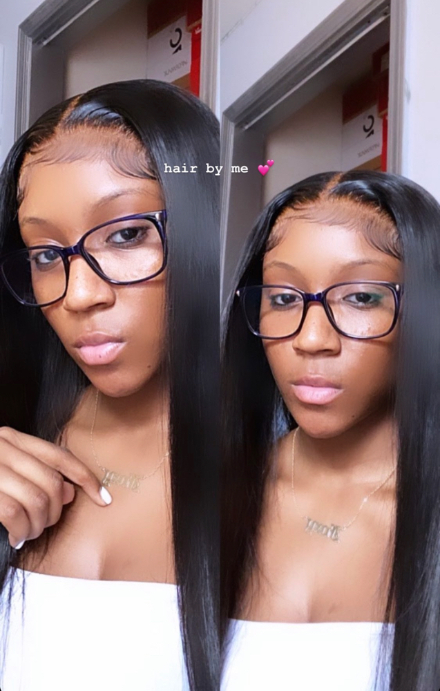 closure wig install