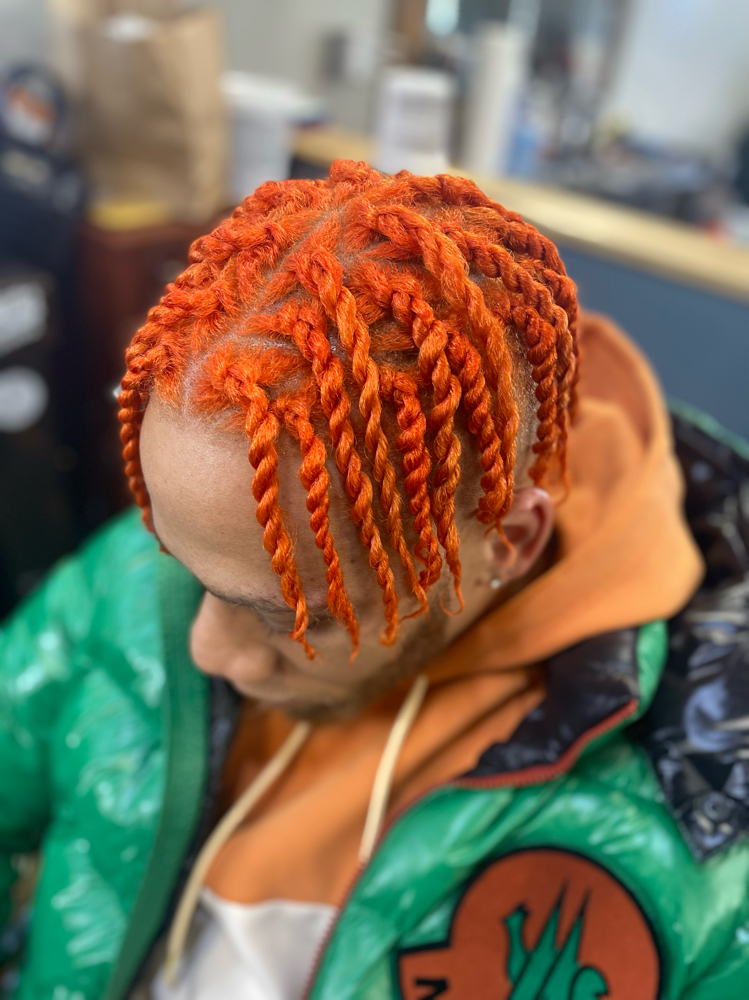 2 Strands Twist Half Head