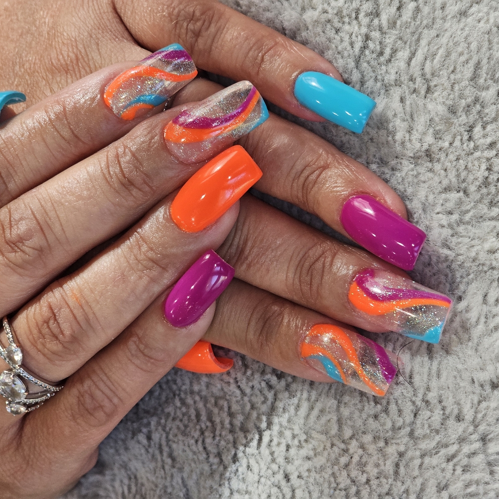 Acrylic Fill at Desert Rose Beauty in Ogden, UT