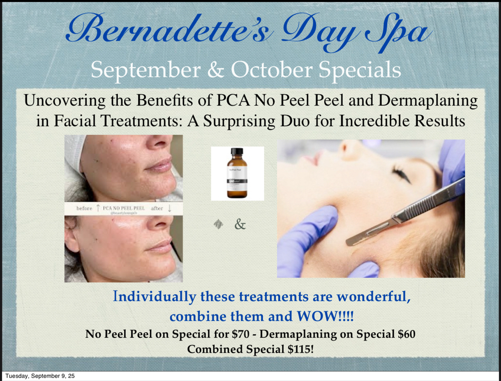 Facial special Sept & Oct