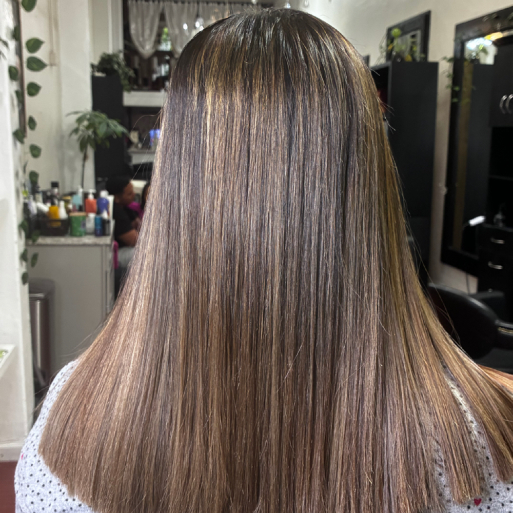 One length haircut. at Hair studio 212 in Salinas, CA