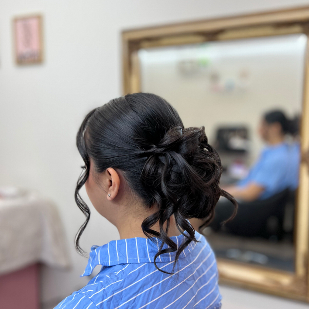 Updo/ Formal Hairstyle at Berry Luxe Studio in Rowlett, TX